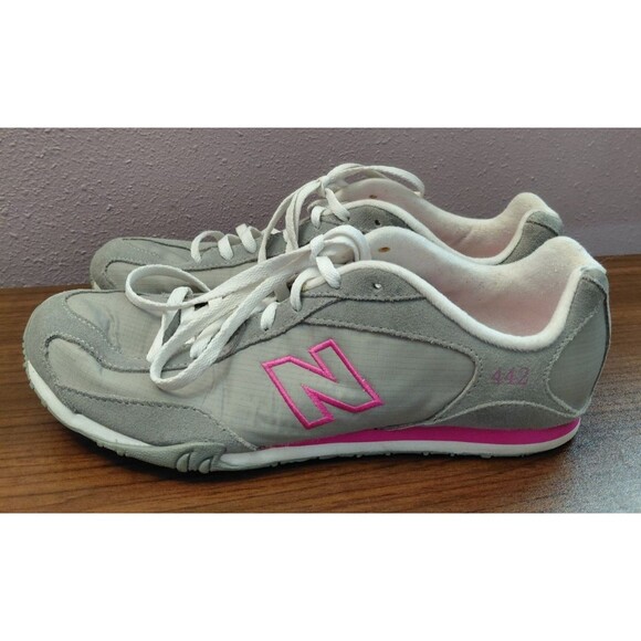New Balance 442 Sneakers Women's Sz 9.5B Gray Pink Lace Up Sneakers WL442GPP - Picture 3 of 8